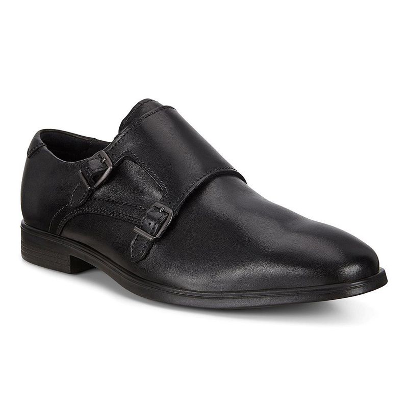 Men Business Ecco Melbourne - Business Shoe Black - India DSFCVH165